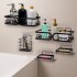 Set X5 Estante Organizador Baño Accesorio Jaboneras Adhesivo IMBACK Color Negro Set X5 Estante Organizador Baño Accesorio Jaboneras Adhesivo IMBACK Color Negro