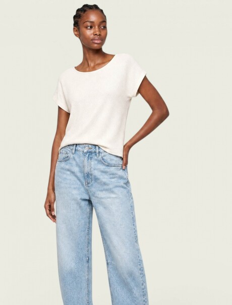 BLUSA LIGERA DE MANGA CORTA BLANCO