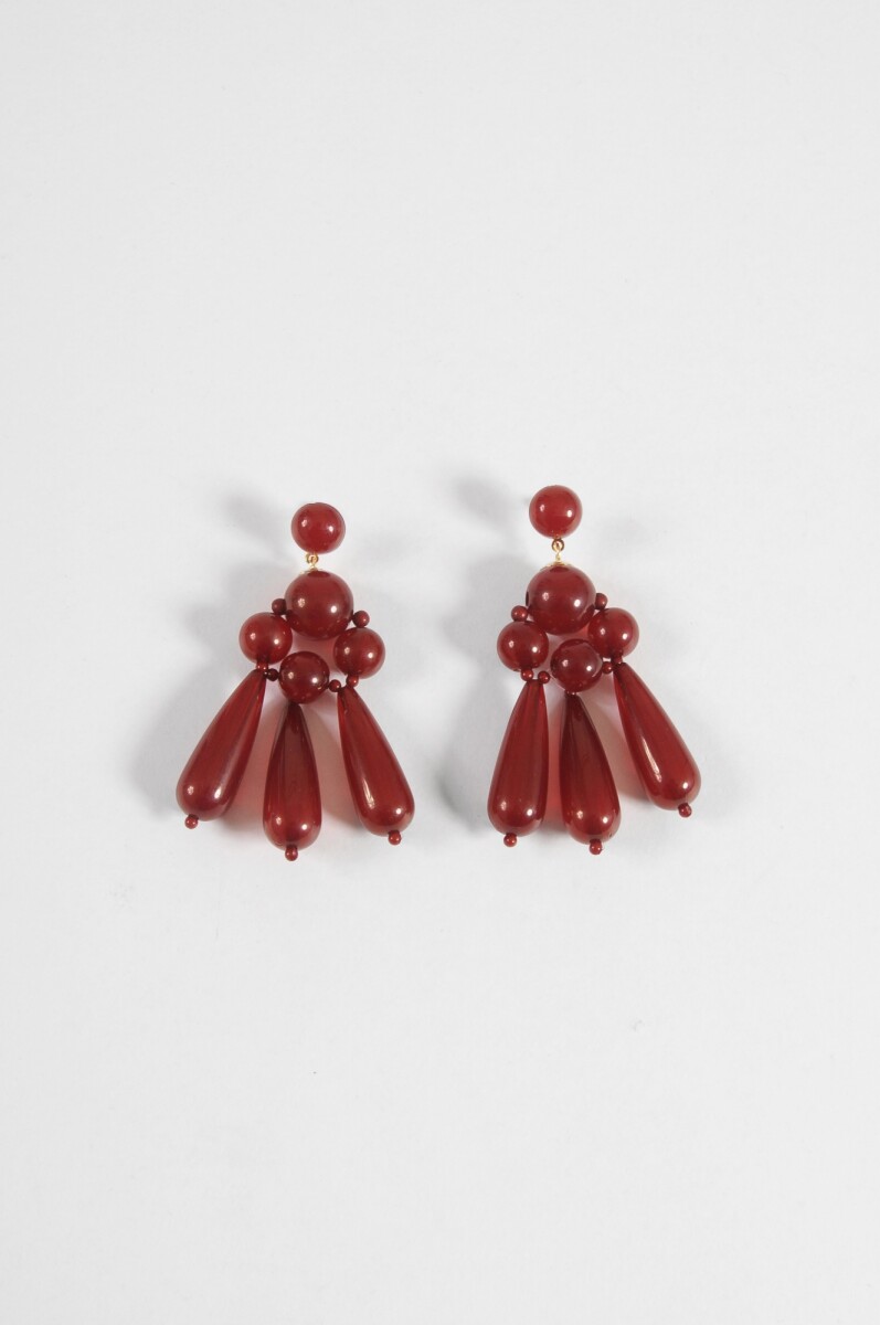 Caravanas drop party - rojo 