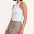 Falda Pulau Short Skirt Beige
