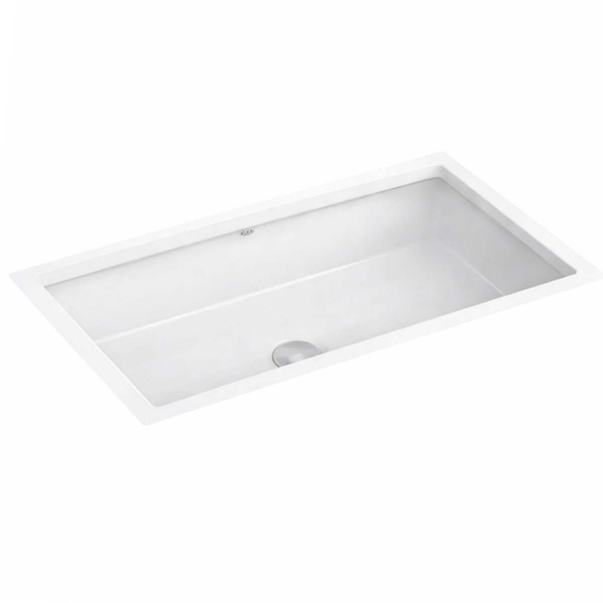 Bacha De Embutir Rectangular 59 X 30 Cm Blanca Deca 