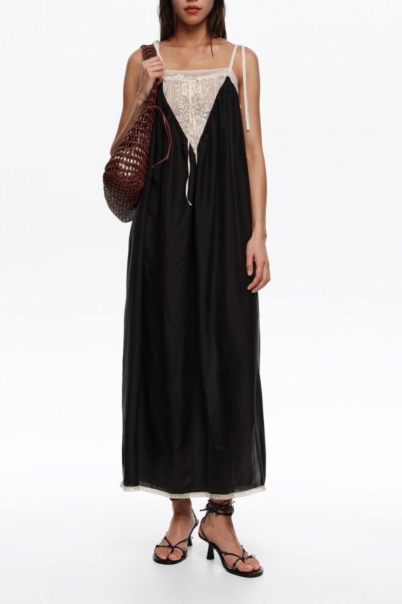 VESTIDO TIRANTES Negro