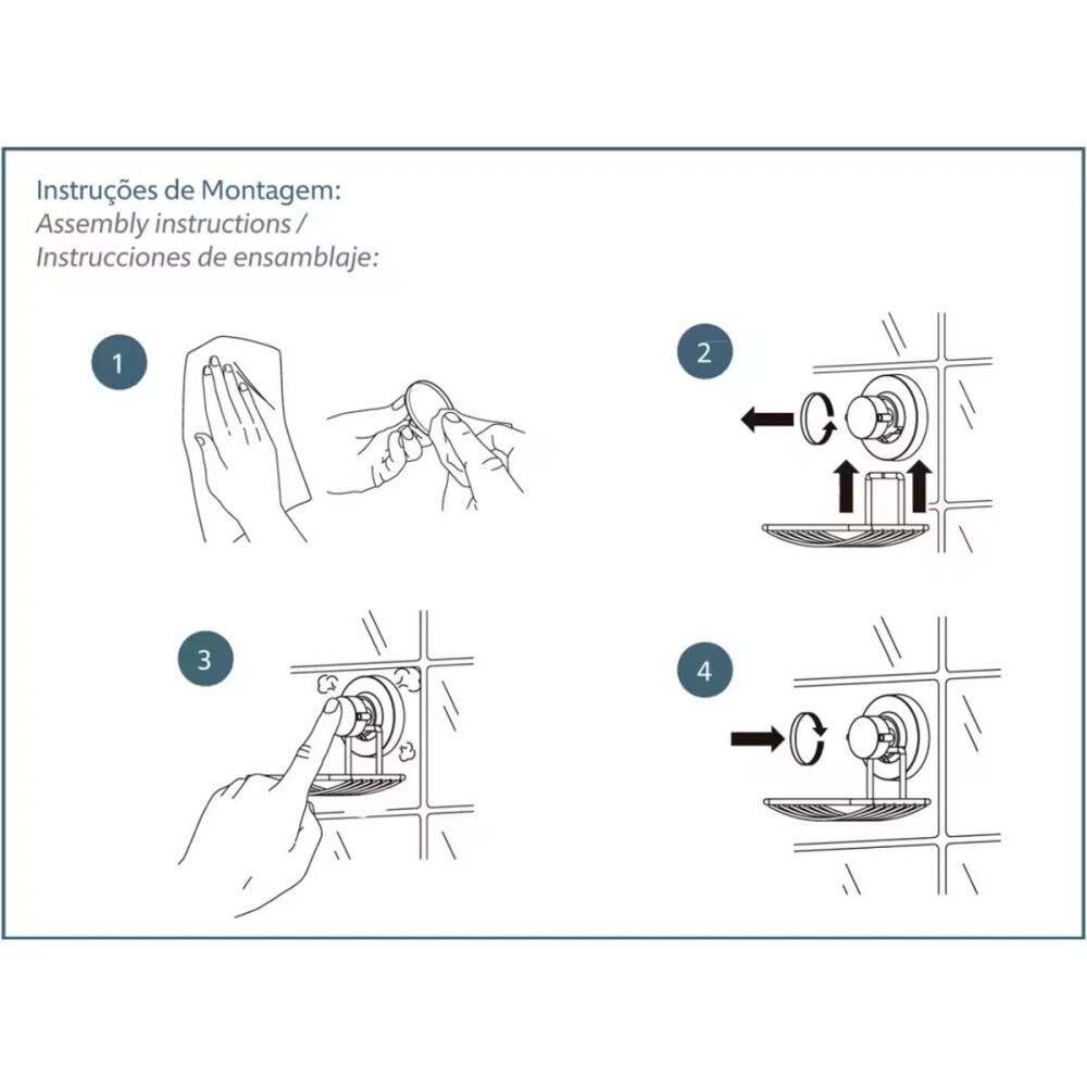 PORTARROLLOS CON VENTOSA DOBLE Portarrollos Con Ventosa Doble