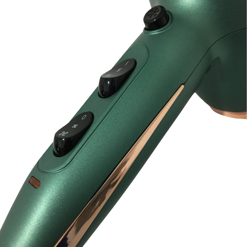 Secador De Pelo Eléctrico Con Boquilla De Peinado Color Verde 2 Velocidades 3 Temperaturas Y Funcion Secador De Pelo Eléctrico Con Boquilla De Peinado Color Verde 2 Velocidades 3 Temperaturas Y Funcion