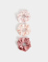Skunzies Set por 3 Set De Scrunchies Tricolor - Combinacion Tricolor