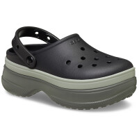 Classic Stacked Clog Negro