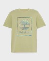 Polera Water Stack Logo Short Sleeve Tee Hombre 2393