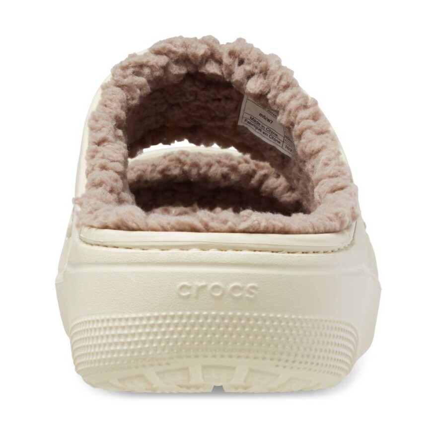 Sandalias Crocs Classic Cozzzy Sandal - Unisex Bone/mushroom