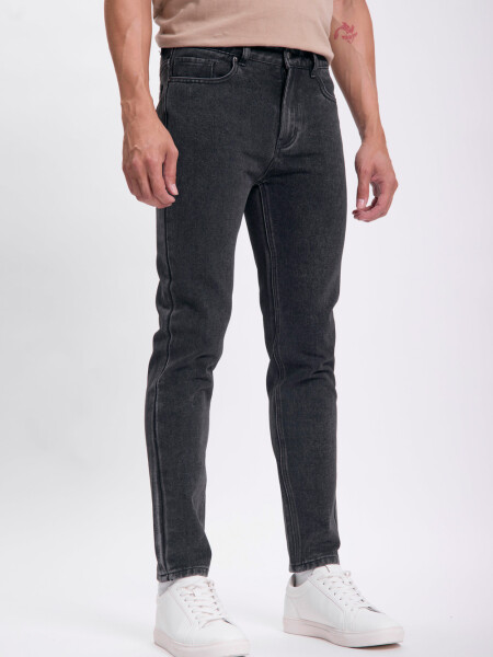 Pantalón jean slim Gris Oscuro