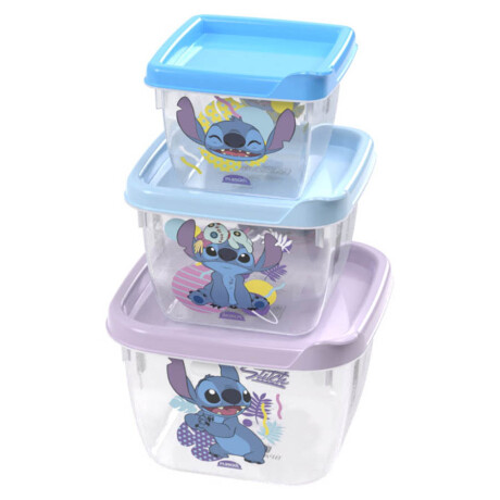 Set X3 Viandas Infantiles Stitch 001