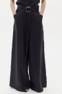 PANT VINCENT LINEN Negro