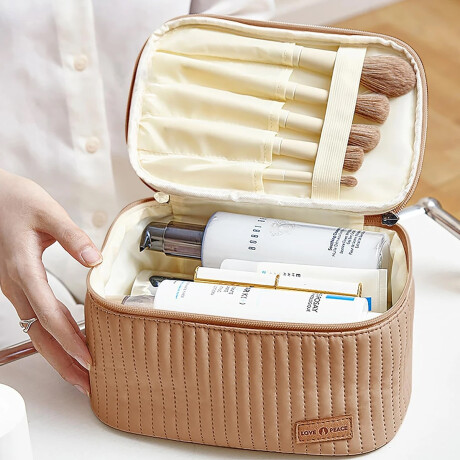 Set de 3 neceseres para tu viaje marrón Sc