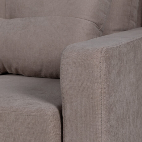 Sofá Cama Nizza - Tela Microfibra 9249 (Tostado)