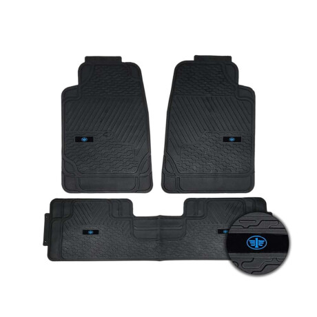 Alfombra New York Logo Faw Set De Tres Piezas