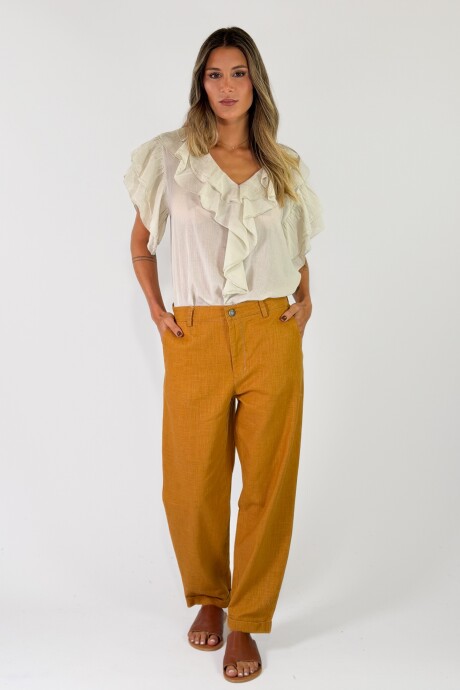 PANTALON JANA Mostaza