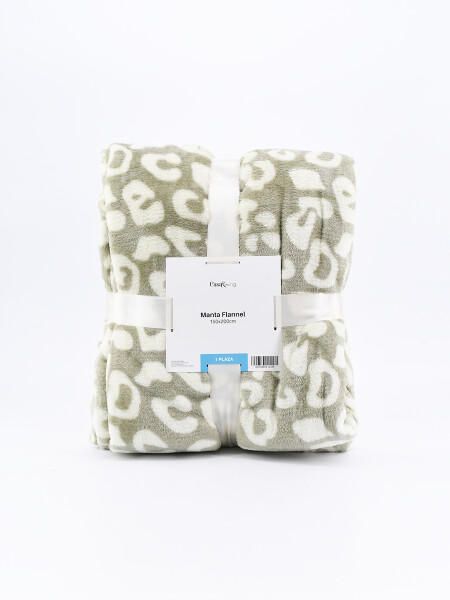 MANTA FLANNEL A PRINT BEIGE