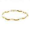 Pulsera Ondas -Oro bajo-Sin Piedra-PU8033 sinpiedra