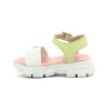 Molekhina Sandalia Casual S/blanca Tira C/hebilla Blanco-menta