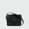 Longchamp -Cartera de cuero con solapa, Box-trot Negro