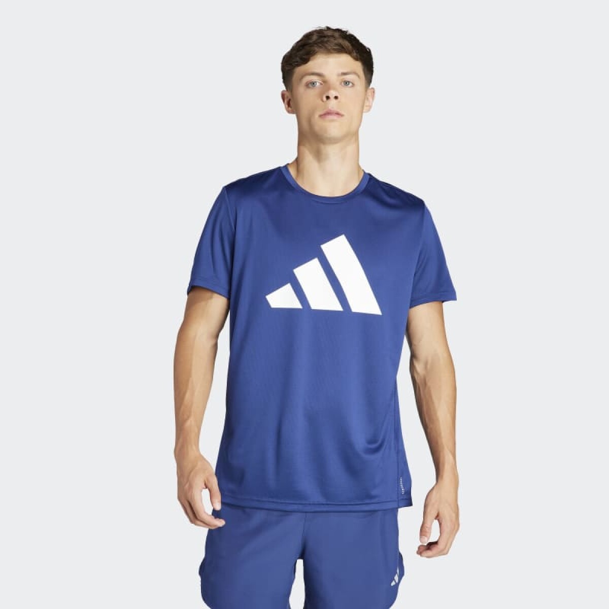 Remera Adidas Run It - Azul 