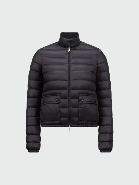 Moncler - Chaqueta corta de plumas pleganles lans Negro