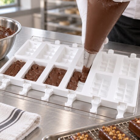 Set Molde de 12 Barritas con 50 Palitos de Silicona Set Molde de 12 Barritas con 50 Palitos de Silicona