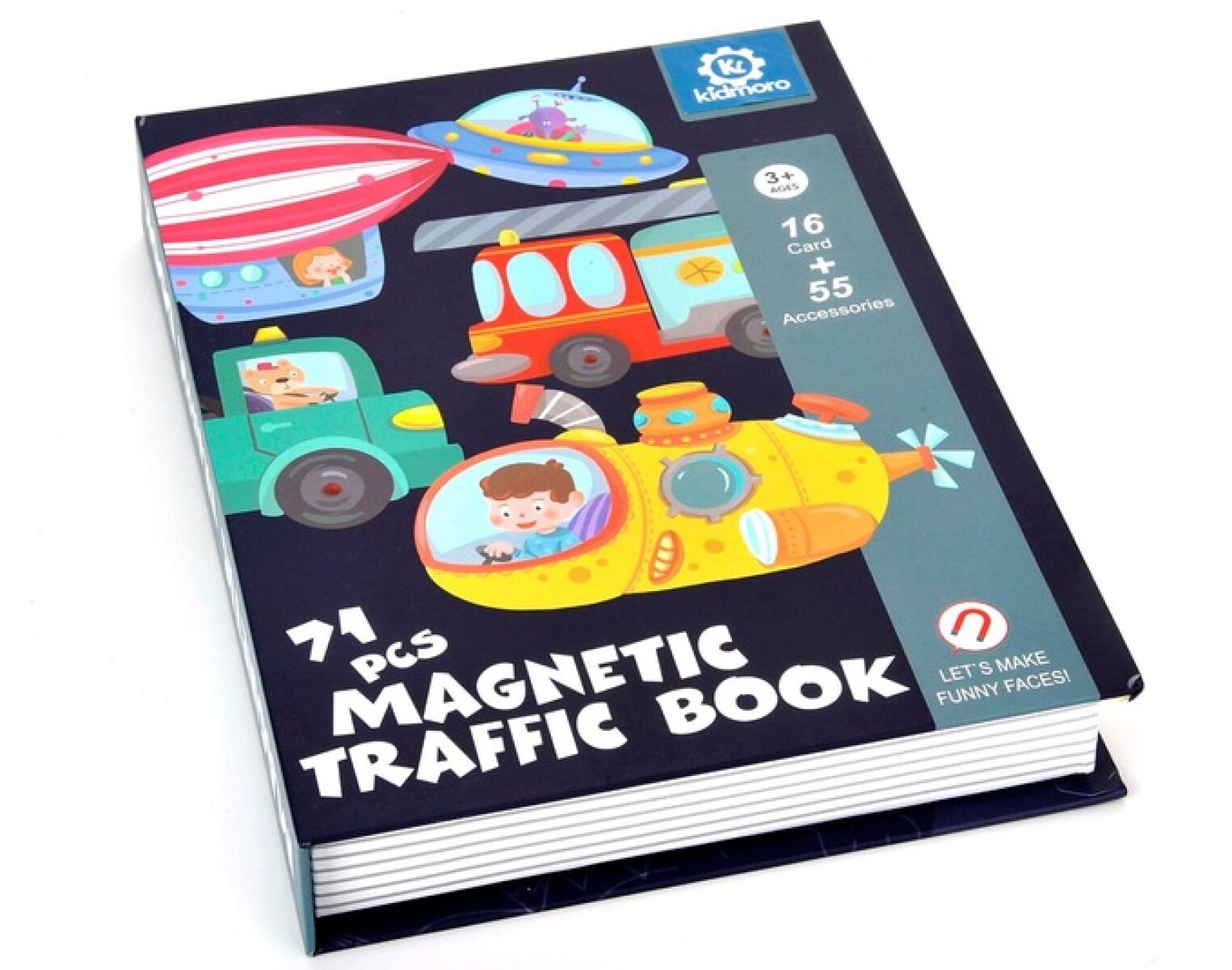 Libro MAGNETICO DIDACTICO - vehiculos 