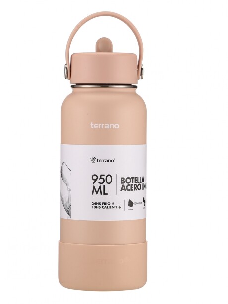Botella Térmica con Pico 950mL. Rosado