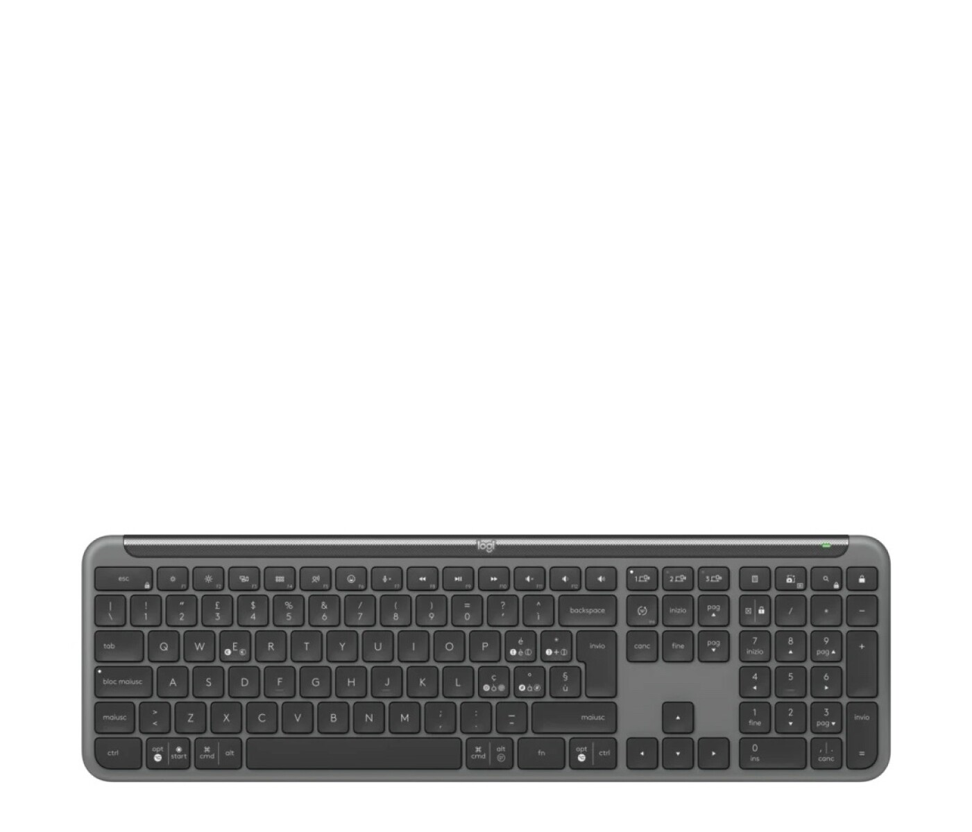 Teclado Logitech Signature Slim Keyboard K950 Black SPA 