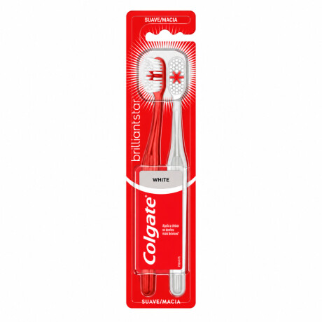 Cepillo de Dientes Colgate White BrilliantStar 2 Unidades Cepillo de Dientes Colgate White BrilliantStar 2 Unidades