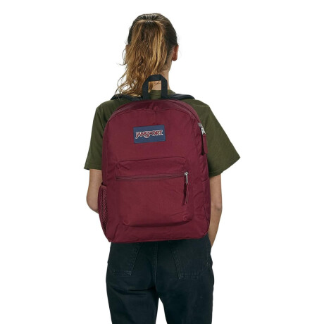 Mochila Escolar Jansport Cross Town Original Unisex Urbana Russet Red