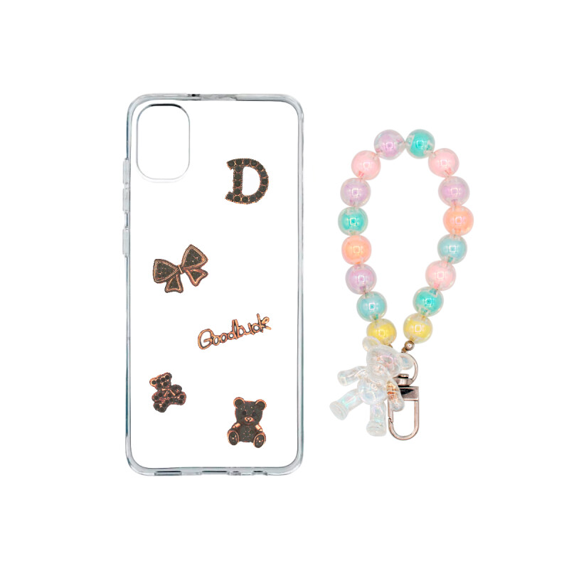 Protector para Samsung Galaxy A05 transparente diseño osos Protector Para Samsung Galaxy A05 Transparente Diseño Osos