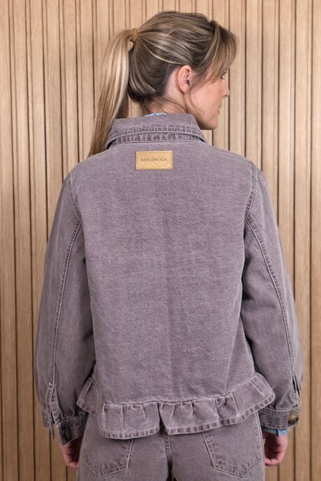 Sobrecamisa Rufina Denim Tostado