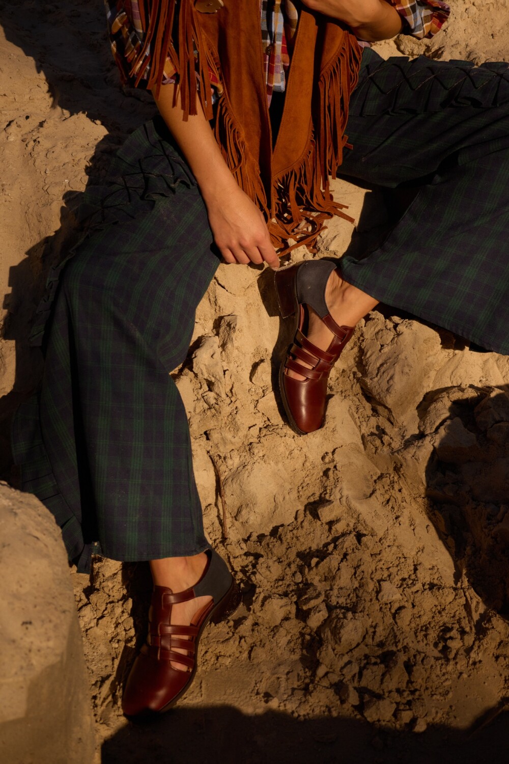 Cuadrillé Dancing Queen Pants Azul / Verde