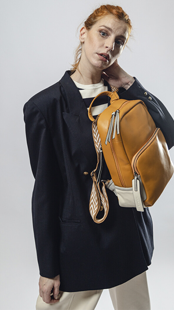 MOCHILA BARRANQUILLA MOSTAZA