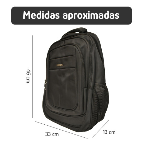 Mochila Sport 18" Para Notebook Candado Integrado Reforzada Negro