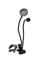 LAMPARA LED PORTATIL DOUBLE CON PINZA NEGRO