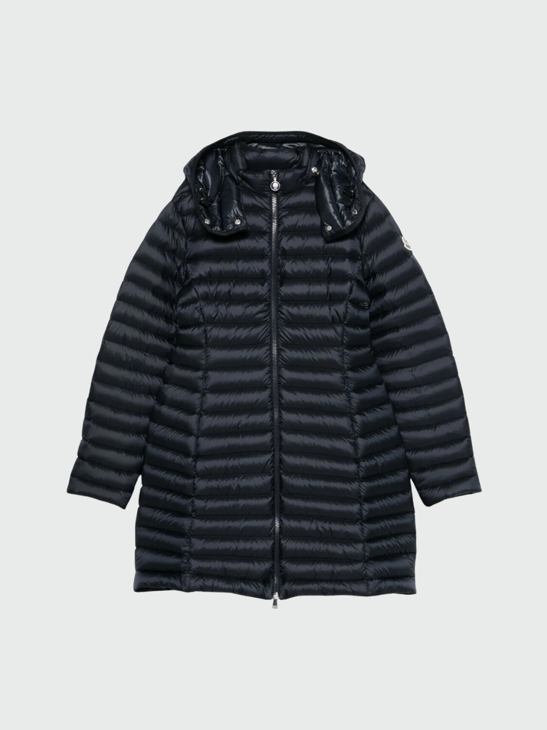 Moncler - Plumífero Largo con Capucha IGELONG Negro