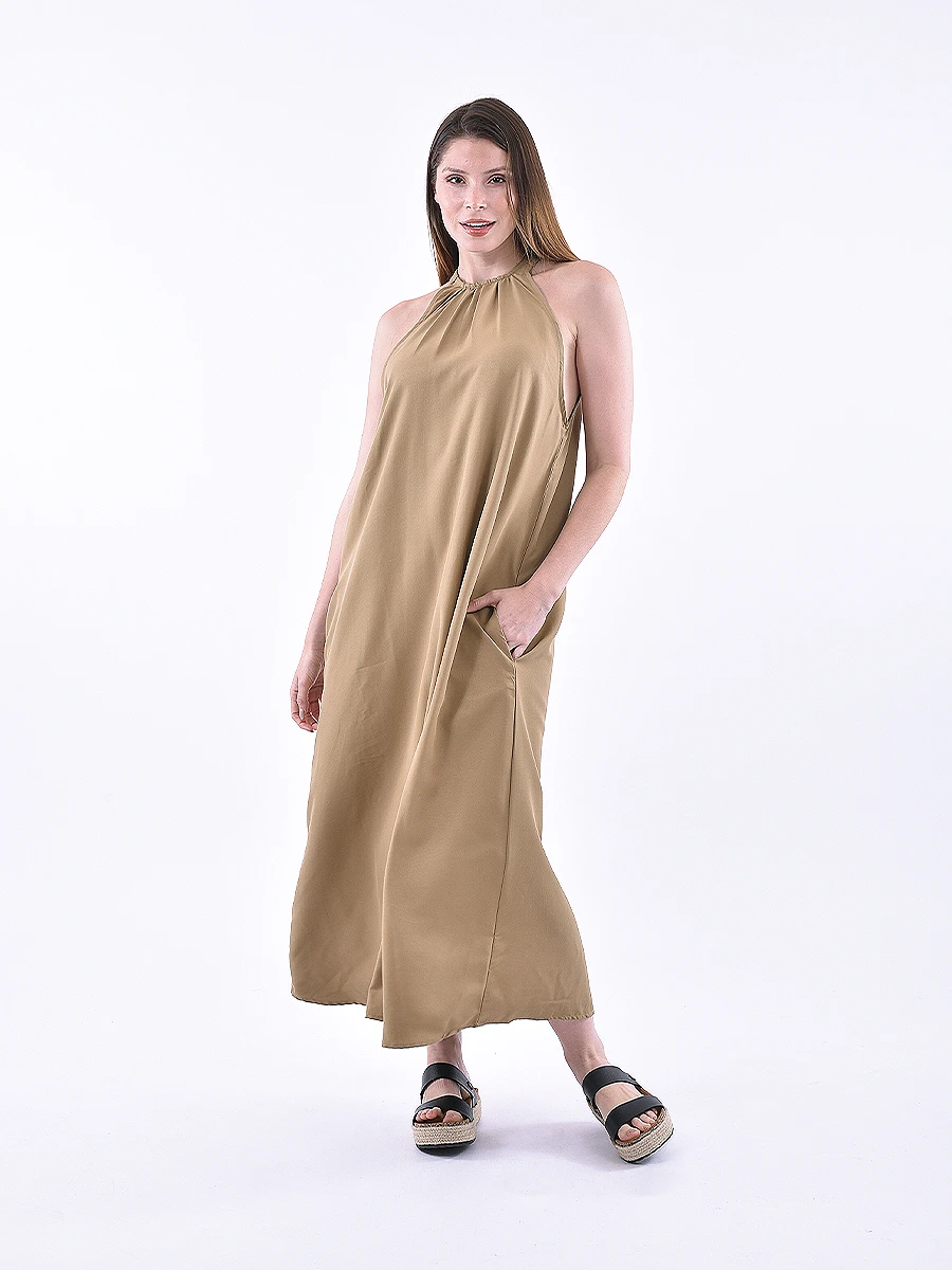 VESTIDO MARTA - TOSTADO 