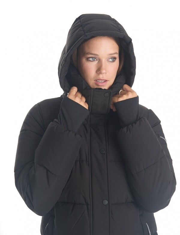 Campera Abrigo NEGRO