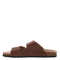 Sandalias de Hombre Branch ROUF con dos bandas Marrón