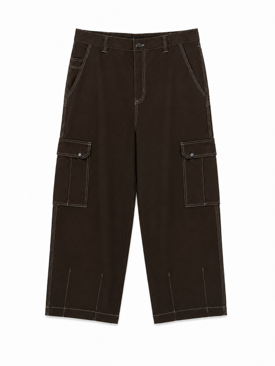 PANTALON CARGO ONDRA - CHOCOLATE 