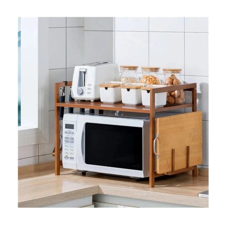 Organizador de Cocina de Bambú con 1 Estante\n 55*35*42CM 001