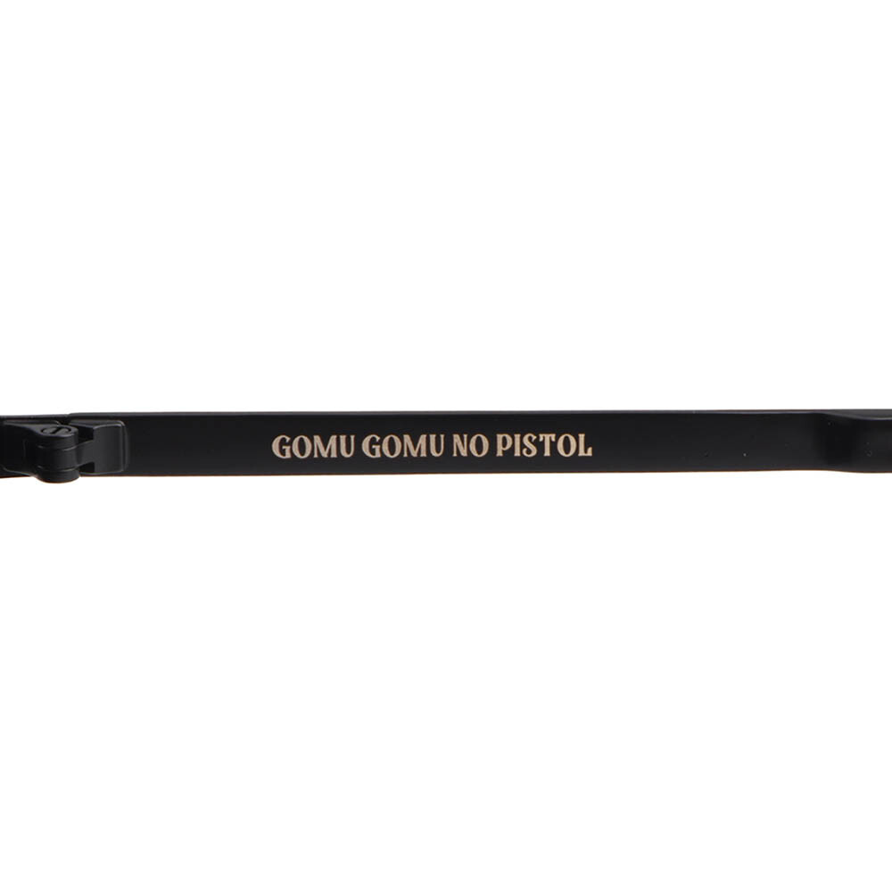 Lentes De Sol One Piece Redondo De Acero Inoxidable Negro/Negro