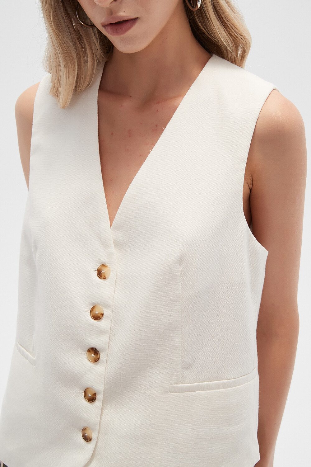 Chaleco Elira Marfil / Off White