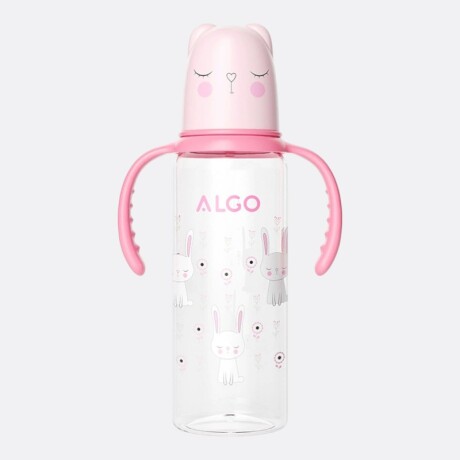 Mamadera Bebé 240ml Con Agarre Conejo