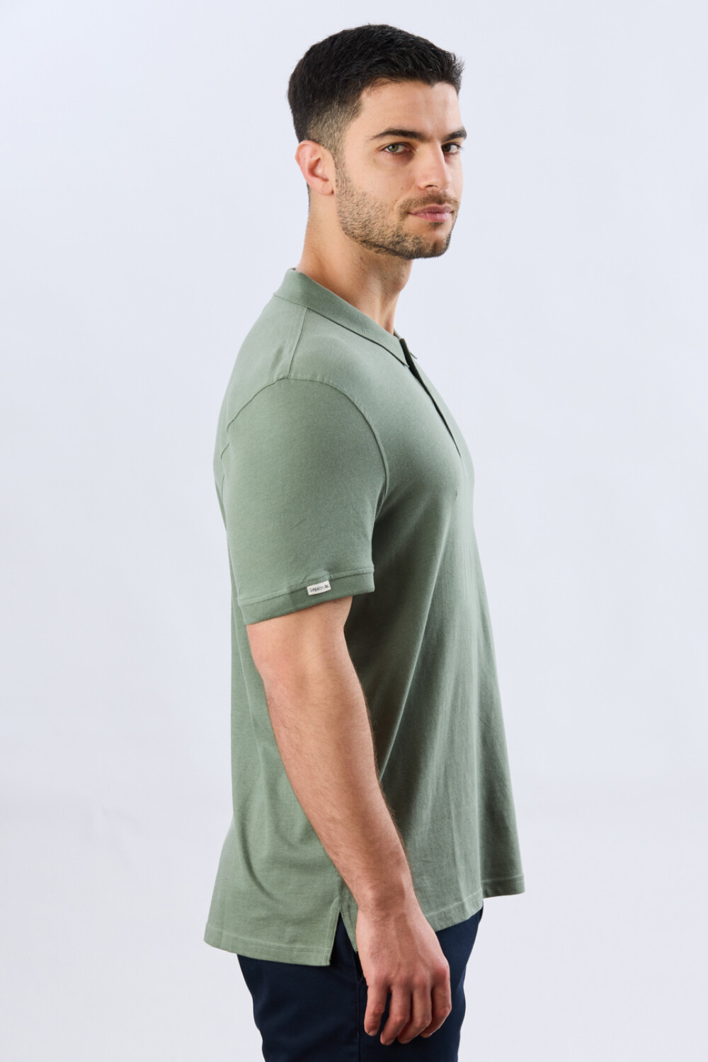 REMERA POLO LISA JERSEY Verde