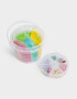 Lúdico Glitter Set De Slimes Con Toppers - Azul Celeste