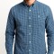 Camisa Caballero Cuadrille Blanco con Azul