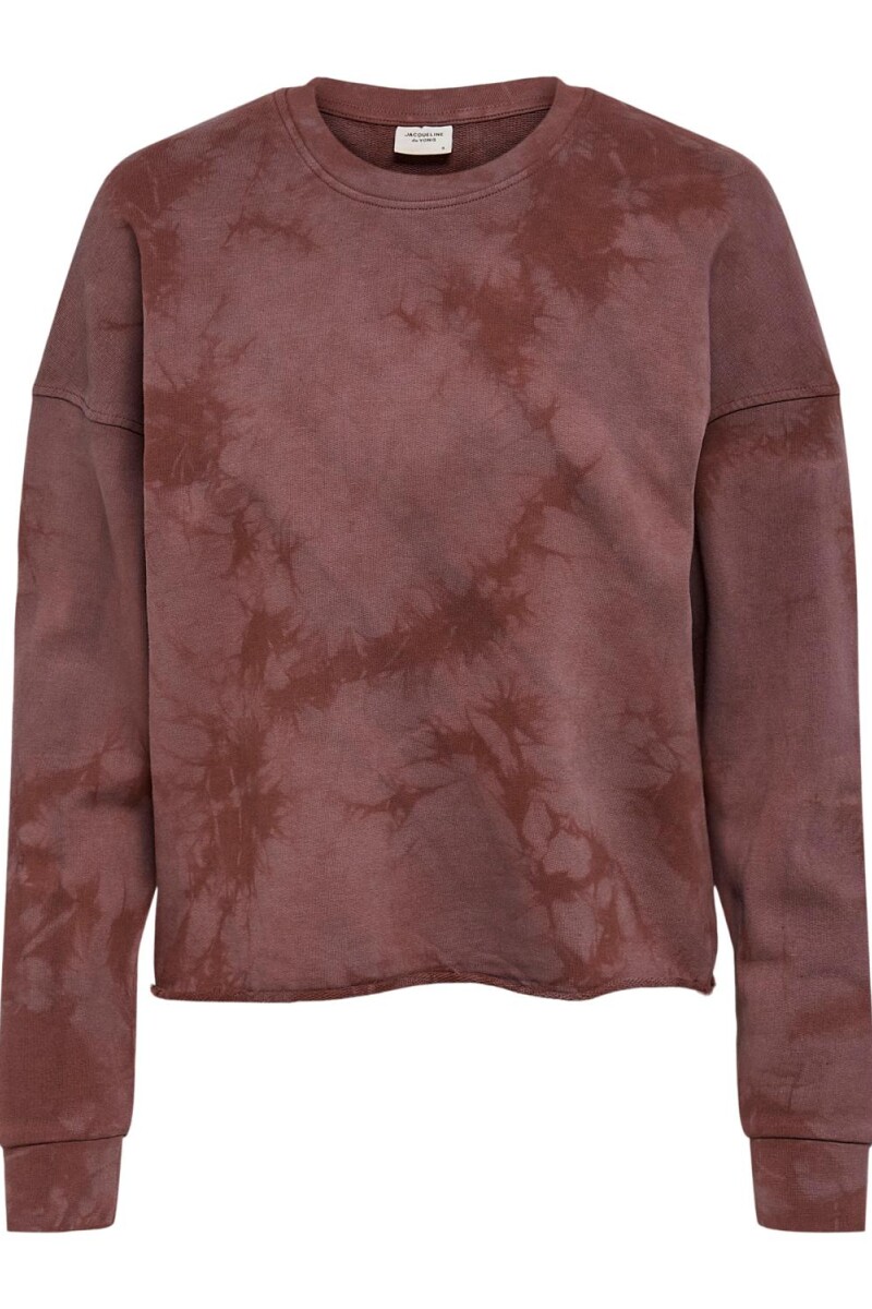 Polerón Fia Efecto Tie Dye Rose Brown